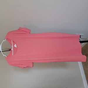 Zenana Coral Round Neck Dress